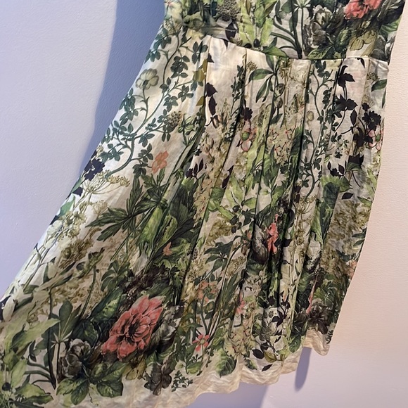 Eva Franco Floral Dress with belt size 10 - Picture 6 of 13